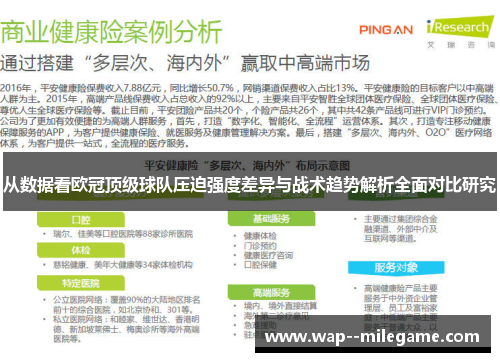 从数据看欧冠顶级球队压迫强度差异与战术趋势解析全面对比研究